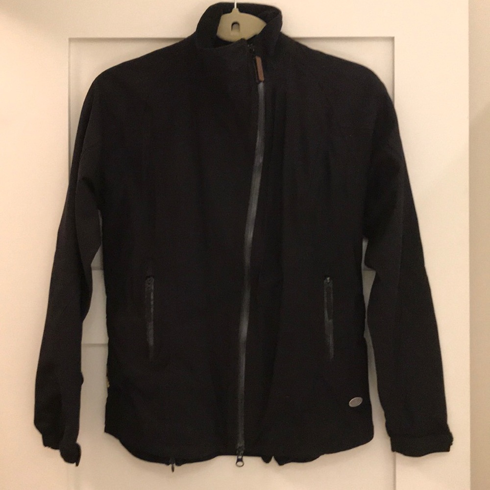 Black Gore-Tex Asymmetrical Zip Jacket